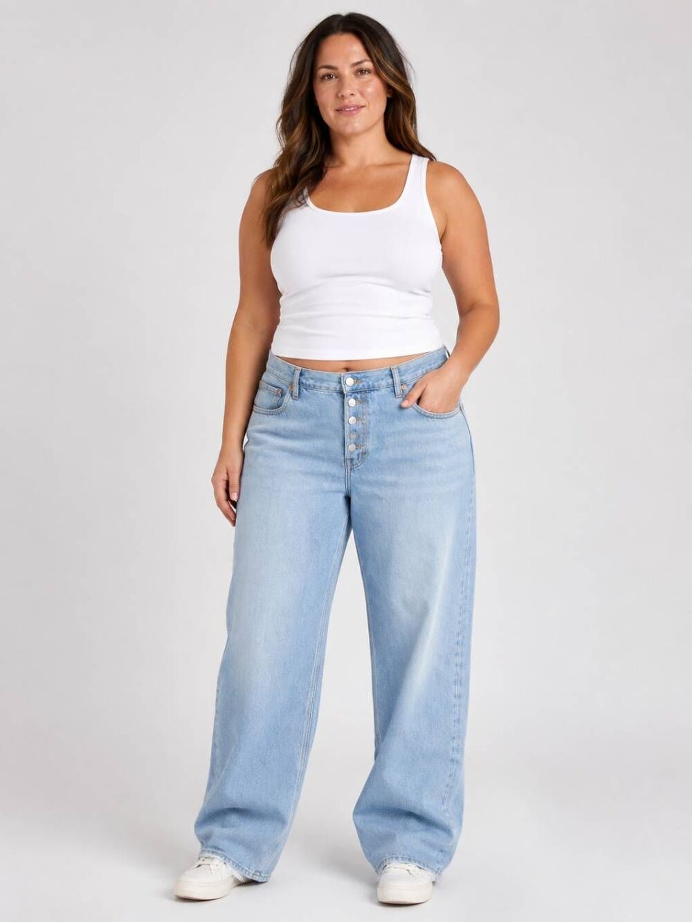 Universal Thread 90s Low Baggy Jeans Women’s 14R Light Wash NWT Button Fly
